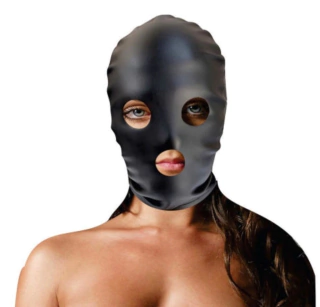 Capuz Mascara Boca Olhos Livres Bdsm Sado Conforto Luxo