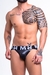 Cueca Jock Sunga Grega Cirre Estampado Preto S | Segredos Sex Shop | Imagem