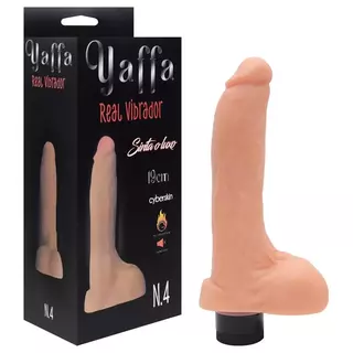 Pênis Realístico Com Vibrador Cyber Skyn 19X3,8Cm