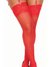 Meia Sensual 7/8 Renda Silicone Vermelha 8031 | Segredos Sex Shop | Imagem