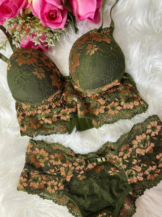 Conjunto Lingerie Sensual Com Bojo 1016