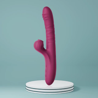 Vibrador Ponto G com 10 Modos de Estimulação do Clitóris Roxo