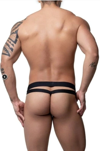 Slip Fio Tule Preto Jock SSD021