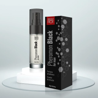 Perfume com Feromônio Masculino 15ml - Inspirado no 212 Black
