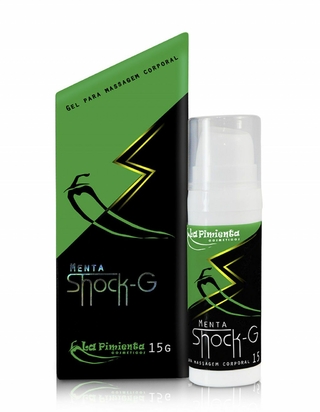 Shock G Vibrador Líquido Eletrizante com Sabor Menta 15g L010