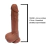 Prótese Realística Em Cyberskin com Ventosa 19,5cm Com Vibro | Imagem