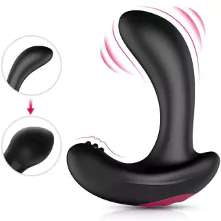 Plug Anal e Controle Remoto Sem Fio Inflável