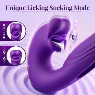 Vibrador 3X1 Estimulador Simula Sexo Oral ME282 - comprar online