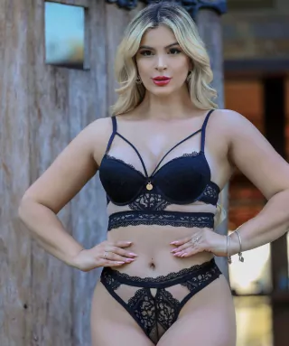 Conjunto Lingerie Sensual Malícia CH808
