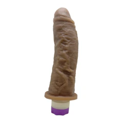 Prótese Forma De Pênis Realístico 19x5,5cm com Vibro SG60