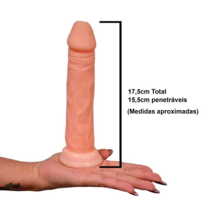 Pênis Realístico Em Cyber Skin 17,5cm
