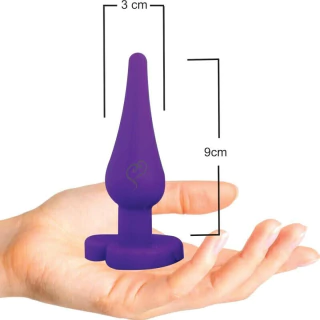 Plug Anal Cômico Delicia Prazeroso 10cm Roxo