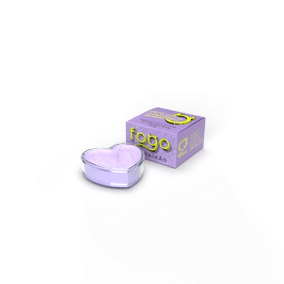 Vela Fogo da Paixão Com Glitter Aroma Algodão Doce