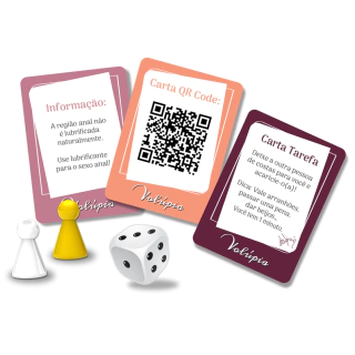 Jogo Erotico de Tabuleiro e Cartas Volupia