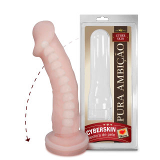Pênis Realístico Cyber Maciço com Vértebra 17cm X 4,5cm 202