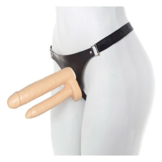 Cinta com Pênis Duplo Articulado Absoloo AB0150