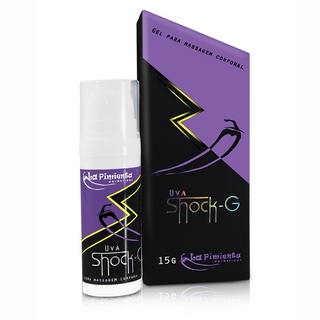 Shock G Vibrador Líquido Eletrizante com Sabor Uva 15g