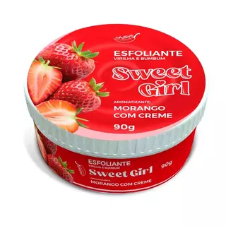 Esfoliante Sweet Girl Creme Para Virilha Morango 90g
