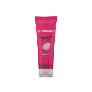 Lubrificante Íntimo Beijável Algodão Doce 60g Sexy Hot