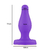 Plug Anal com Ventosa Lilás 11x4cm - ButtPlug - comprar online