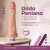 Prótese Forma de Pênis Realístico Com Vibro 4 ADAO17