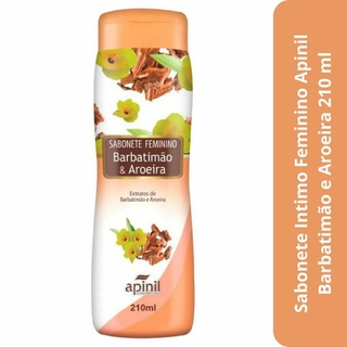 Sabonete Íntimo Líquido Aromático Barbatimão & Aroeira 200ml Apinil