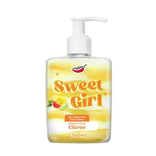 Sweet Girl Gel Hidratante Beijável com Sabor Citrus 240g