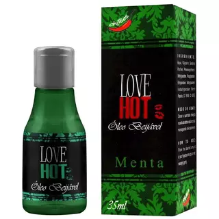 Love Hot Óleo Beijável de Menta 35ml