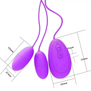 Vibrador Cápsula Dupla Green Baby