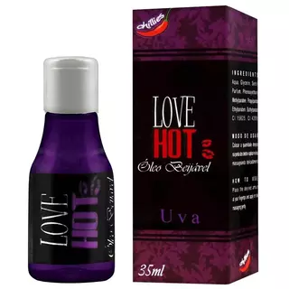 Love Hot Óleo Beijável de Uva 35ml