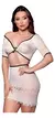 Conjunto Sensual Arrastão e Mini Saia Y2116 | Imagem
