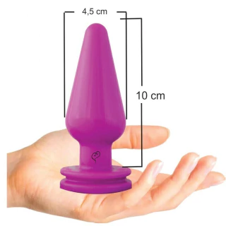 Plug Anal Cônico Delicia Prazeroso Soft Pink