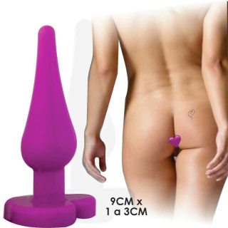 Plug Anal Cômico Delicia Prazeroso 10cm Lilás