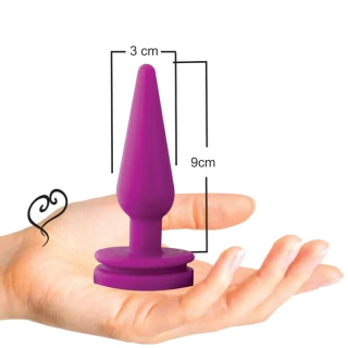 Plug Anal Cômico Delicia Prazeroso 10cm Lilás