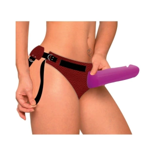 Cinta Peniana Strap On Red Pênis Delicia Color 15X4cm 749