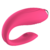 Vibrador de Casal Pink com Relevos 10 velocidades ME021 | Imagem