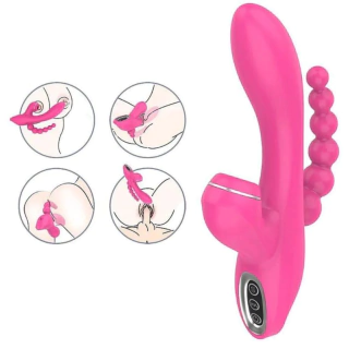 Vibrador Tripla Estimulação Triple Stimulation