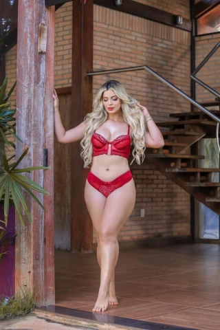 Conjunto Lingerie Sensual Com Bojo Audácia Vermelho CH07