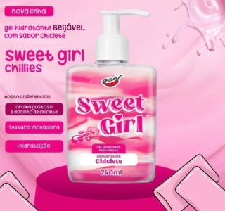 Sweet Girl Gel Hidratante Beijável com Sabor Chiclete 240g - comprar online