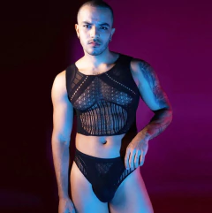 Conjunto Sexy Fishnet - tienda online