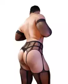 Medias Pantys de Encaje Stripped