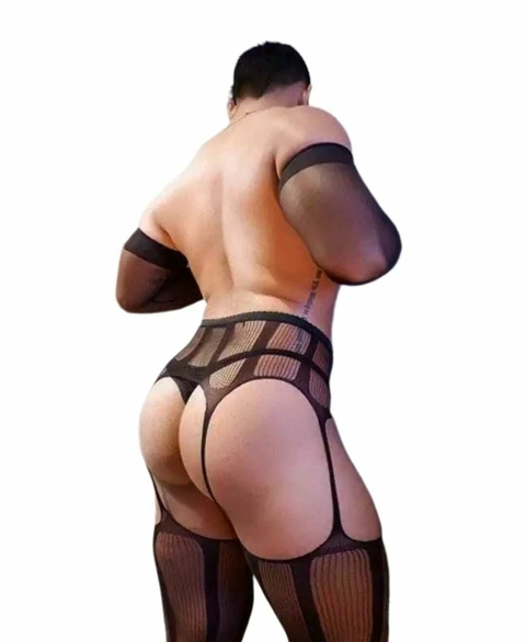 Medias Pantys de Encaje Stripped