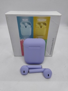 Auriculares Inalambricos Tws I12 In Ear Touch Bluetooth Violeta en internet
