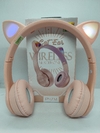 AURICULAR CAT BLUETOOTH GATITO LUMINOSO ROSA P47 LECTOR MEMORIA