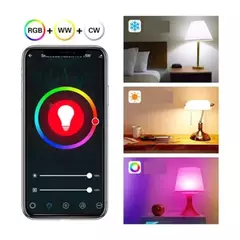 Lámpara LED WiFi 9W RGB Blanco Frío Cálido Neutro Dimerizable Temporizador Smart Life Google Home Alexa en internet