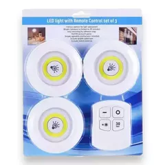 Set 3 Luces LED para Alacena o Placard c/Control Remoto en internet
