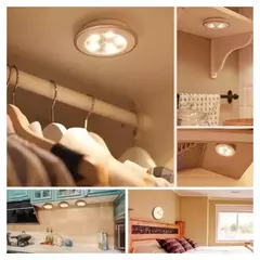 Set 3 Luces LED para Alacena o Placard c/Control Remoto - MP Tecnoshop