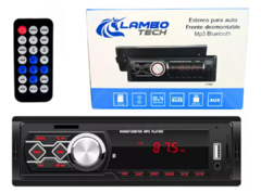 Auto Estereo Desmontable Bluetooth Fm Usb Sd Auxiliar 50w X4 - comprar online