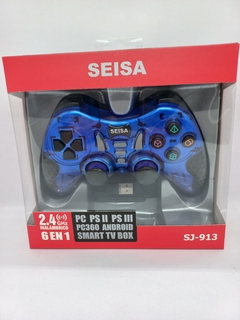 JOYSTICK INALAMBRICO PARA PC PS2 PS3 ANDROID CELULAR PILAS AAA SJ-913 SEISA