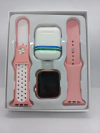 Reloj Smartwatch W26 Rosa Pro Max Special + Auriculares Bluetooth + Malla de regalo